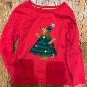 MB Red Christmas Tree Kids Shirt 5/6
